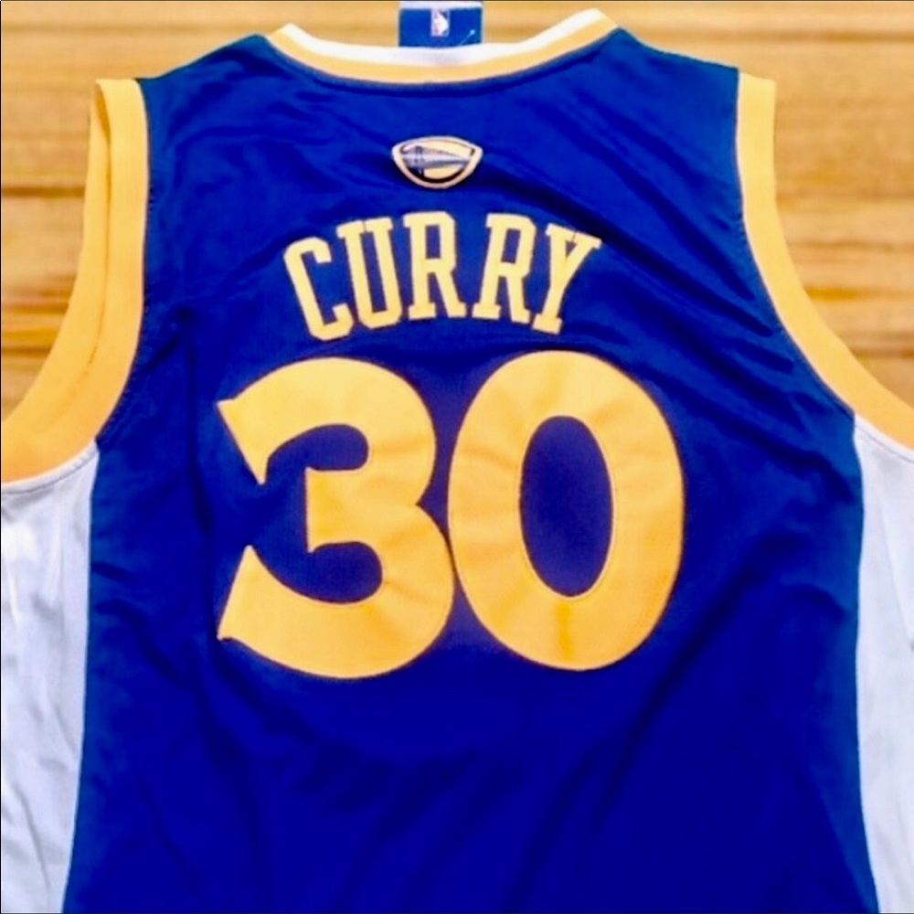 NWT Stephen Curry Royal Player ADIDAS Jersey - Picture 3 of 7